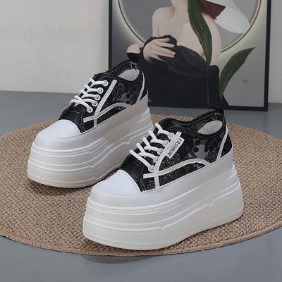Fashion 12CM Women Sandals Platform Wedge Sandals Slides Women Summer Shoes Air Mesh Sneaker Shoes Mules Shoes Slippers Breathable