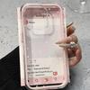 Colorful Star Pattern 2 in 1 Candy Color Clear Phone Case For iPhone 11 12 13 14 15 16 17 Pro Max Plus Air Silicone Soft Cover