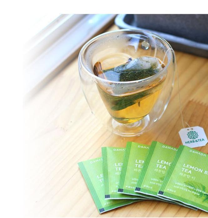 Dahada Lemon Balm Tea 100 Tea Bags Refreshing & Calming Herbal Tea
