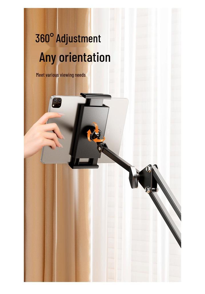 Adjustable Bedside Metal Holder for Phones and Tablets
