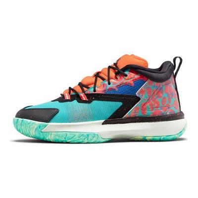 Air Zion 1 PS Project Z Kids Sneakers Multi-Color Cone Hyper-Jade DC2024-800