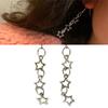 Sweet Cool Dangle Earrings Simple Hollow Star Pendant Drop Earrings Statement Jewelry Fashion Small Hoop Earrings