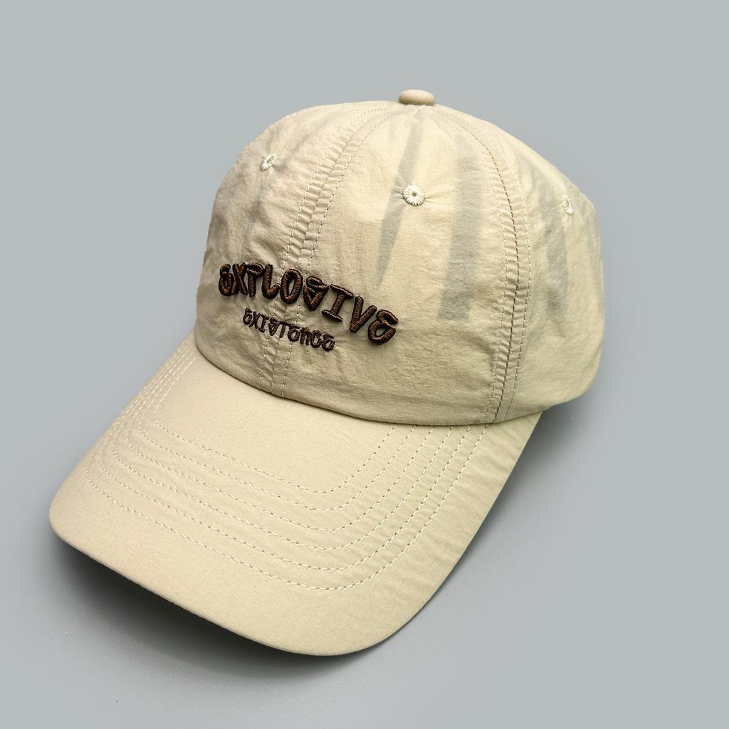 Sports Embroidered Letters Baseball Hats New Unisex Quick Drying Breathable Casual Sunshade Outdoor Retro Versatile Peaked Caps