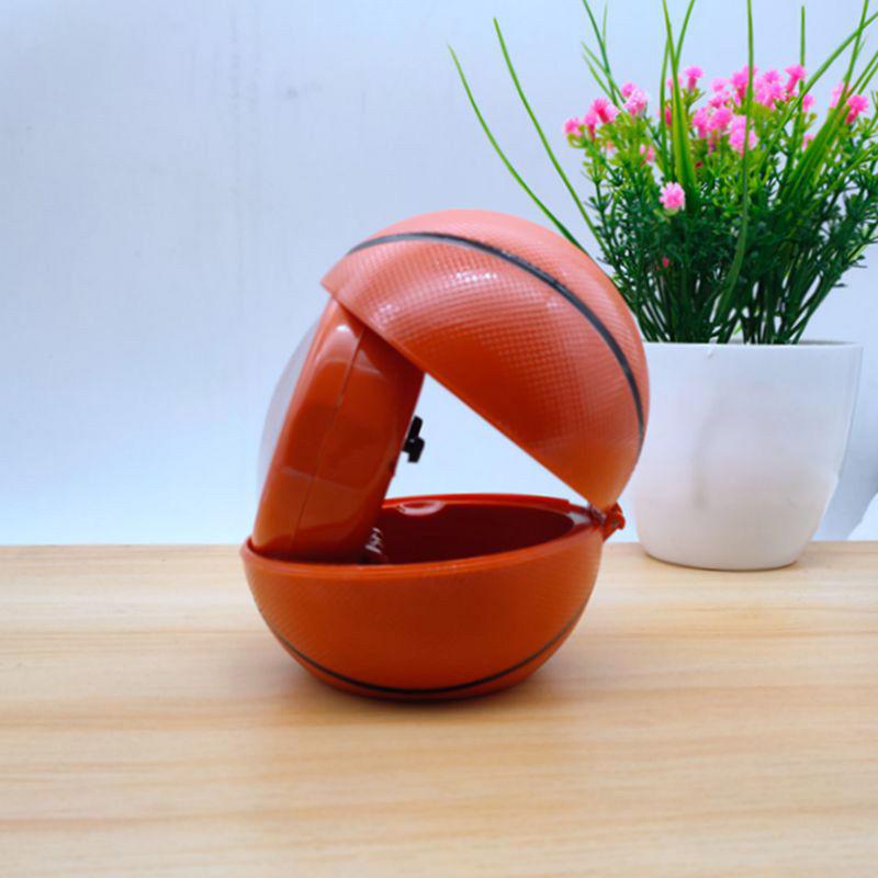 Kreativer Cartoon-Wecker für Jungen, faltbarer, tragbarer kleiner Wecker für den Heimgebrauch, Wecker im Basketball-Fußball-Stil, ZE604