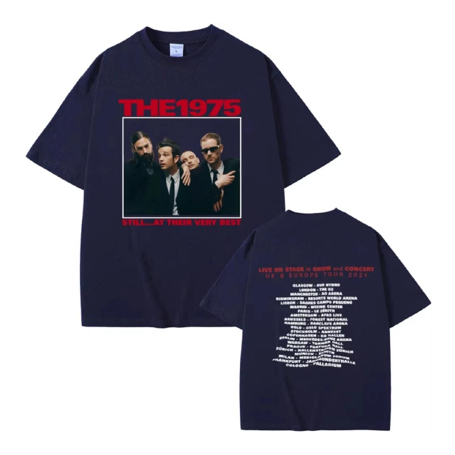 

Alternative Rock Band The 1975 Still At Their Very Best Uk & Europe Tour 2024 T-shirt Men Women Casual Cotton Vintage T Shirts S чёрный