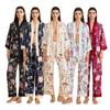 Women's Pajama Set Soft Long Sleeve Cardigan Pajamas & Long Pants Sleepwear Lounge Pjs Set for Women Satin Pajamas Set Sleepwear 2 Piece Loungewear