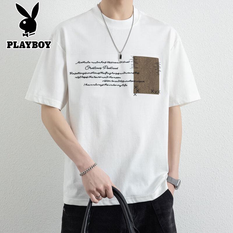 

Чоловіча футболка Playboy 2026 року вільного крою з коротким рукавом M