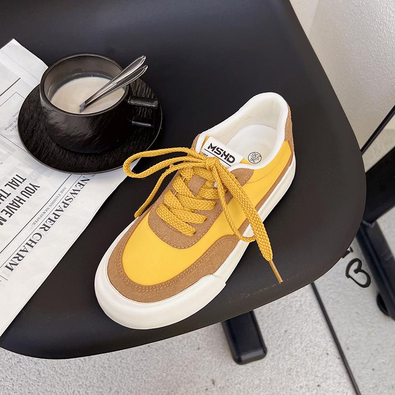 

Fashion Women Flats Sports Shoes Sneakers Casual Loafers Summer Woman 2025 Brand Lace Up Running Hiking Shoes Sandals Zapatos De Mujer 40 жёлтый