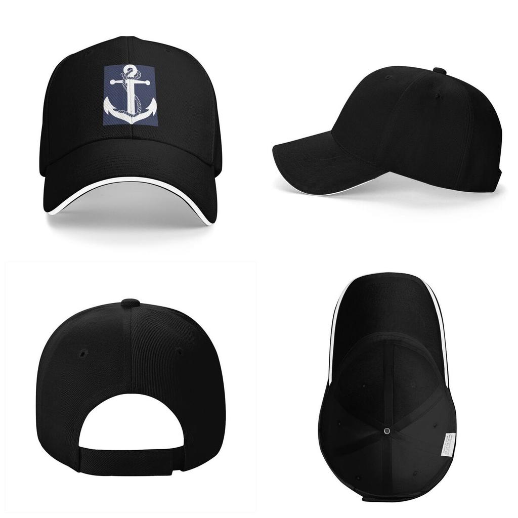 Unisex Baseball Hats Anchor Nautical White And Navy Outdoor Streetwear Summer Sports Baseball Caps Hip Hop Cap Casquette Hats