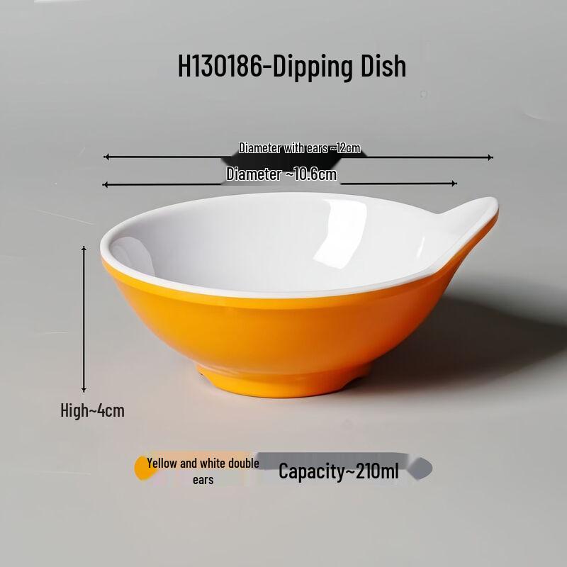 Di Rui En Melamine Small Dipping Bowls Pack of Ten