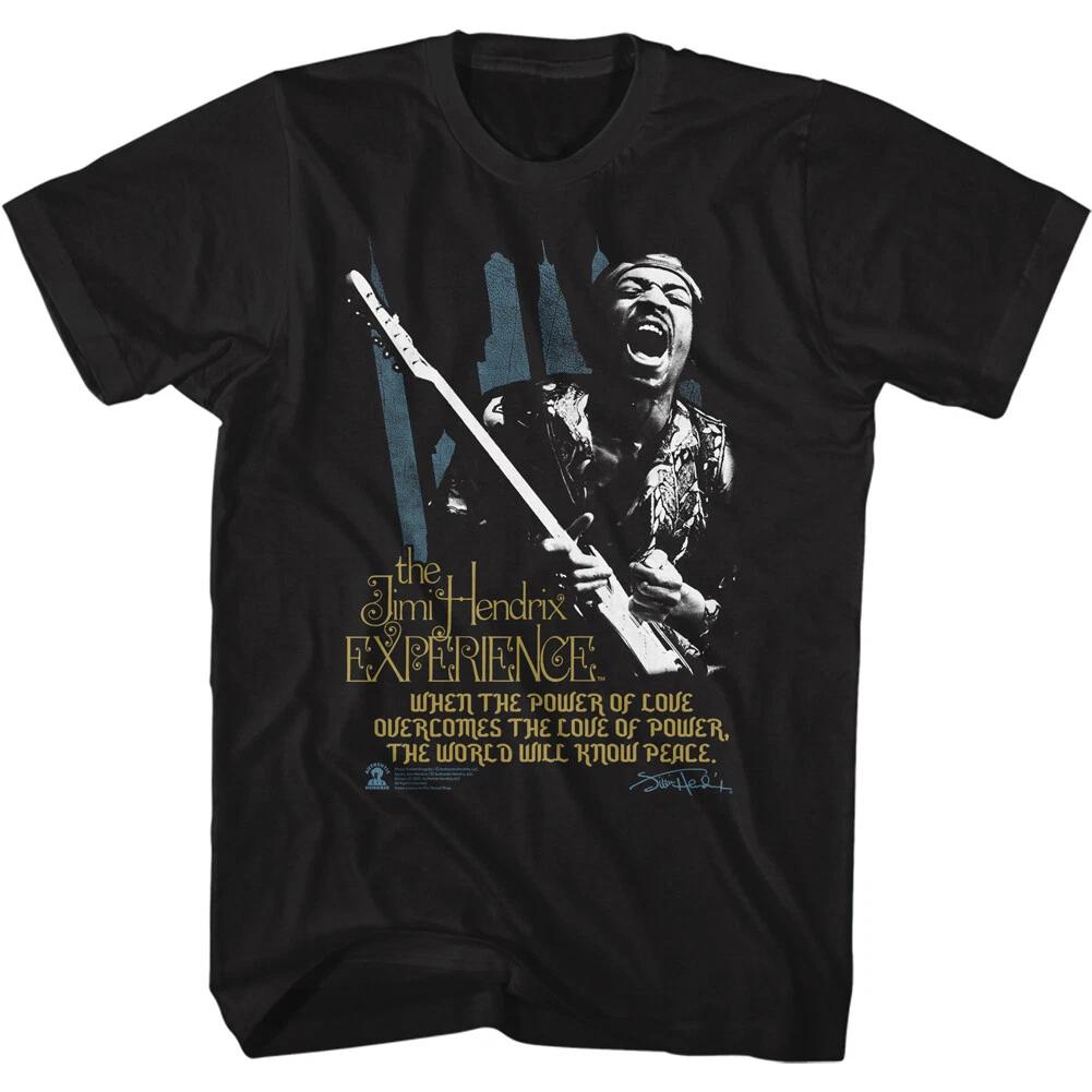 Jimi Hendrix Experience When The Power Of Love Overcomes Men s T Shirt 3XL