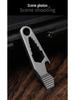 Titanium Alloy EDC Pry Bar & Bottle Opener Keychain Pendant