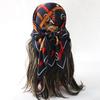 Luxe 70 Cm Silk Square Scarf For Women; Printed Satin Neck Cravat; Hair Wrist Bandana; Foulard Shawl Wrapping Hij Echarpe.