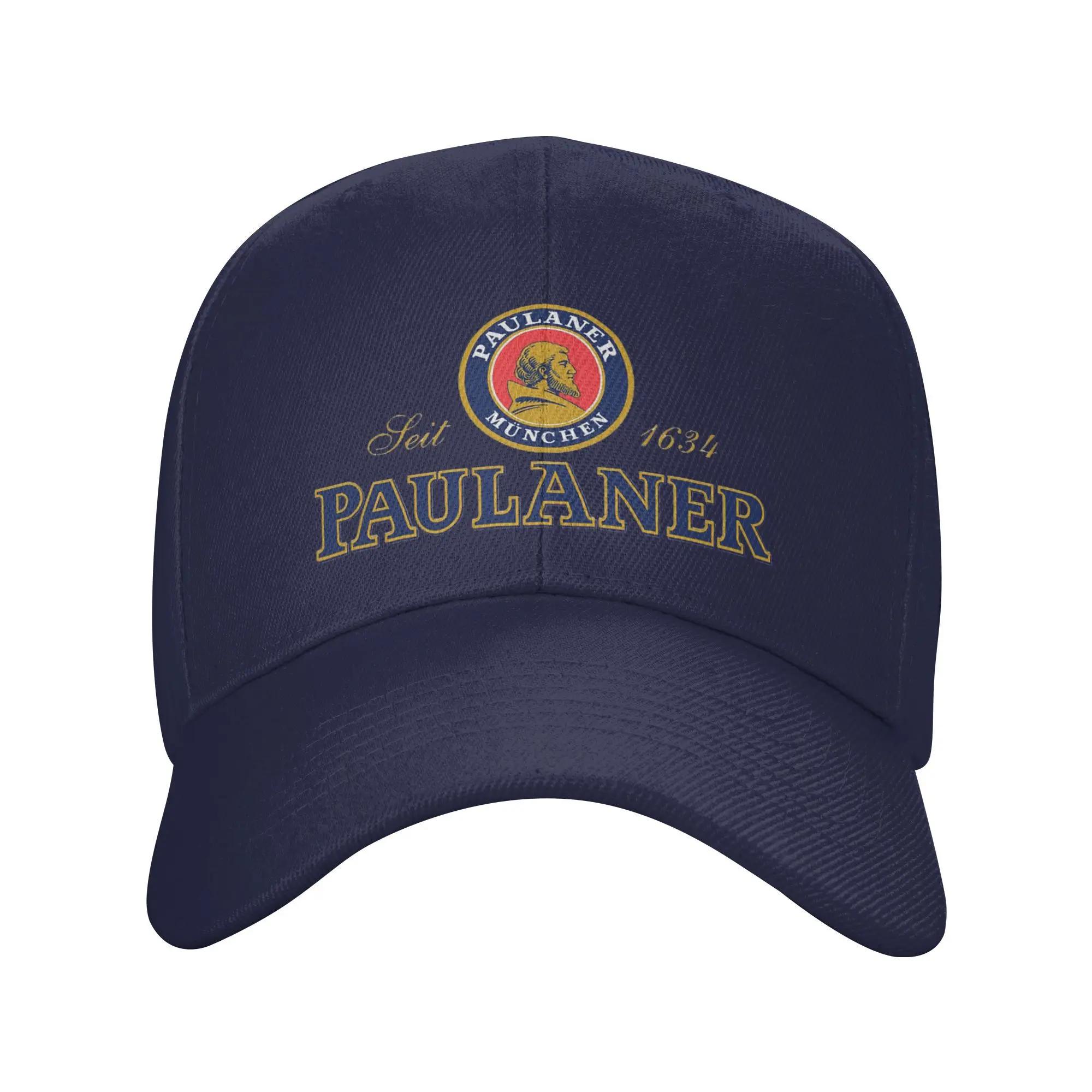 

Paulaner Munchen Baseball Caps Snapback Fashion Baseball Hats Breathable Casual Casquette Outdoor Unisex One Size