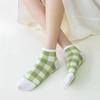 5Pairs Women's Spring and Summer New Short Cotton Socks Japanese Sweet Casual Cartoon Couple Boat Socks