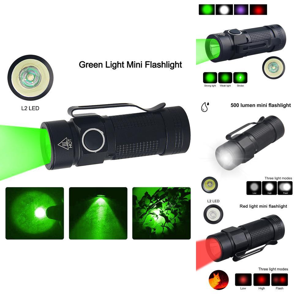 Aluminum Alloy Led Flashlight With Rechargeable For Camping And Hiking