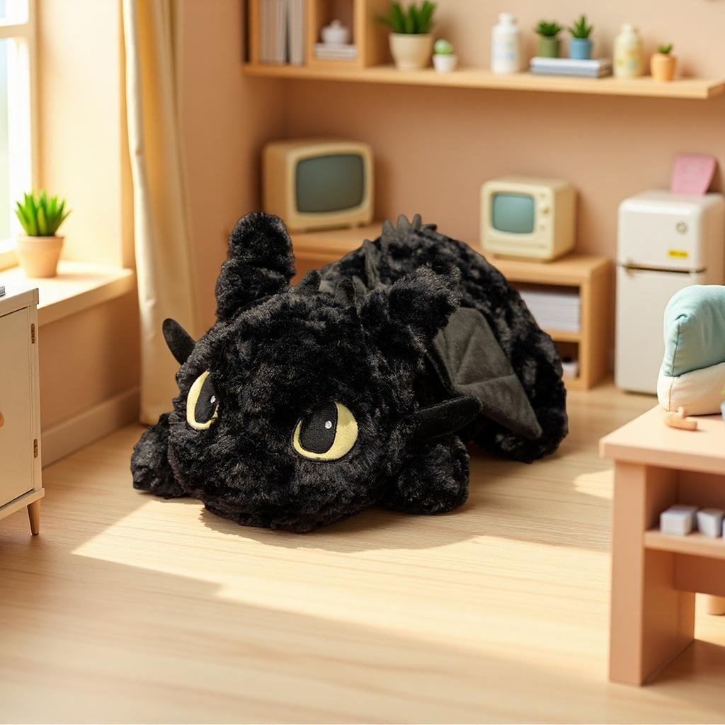 How To Train Your Dragon Anime Figures Toothless Plush Toytoothless Plush Toys Room Children Toys Cute Kawaii Birthday Gift