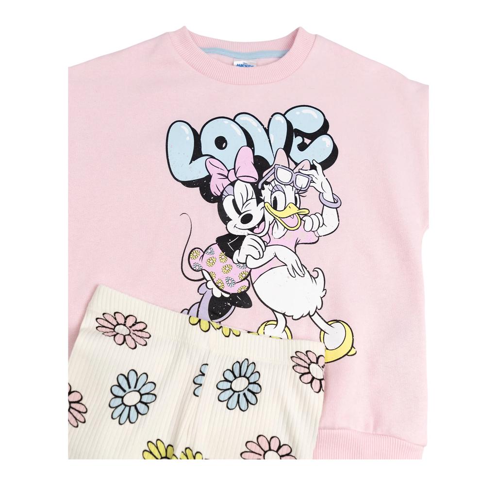 Disney Minnie Mouse & Daisy Sweatshirt en Joggingbroek Set voor Meisjes