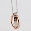 European and American Double Layer Heart Pendant Titanium Necklace - Valentine's Day Gift