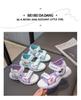 Girls sandals 2025 new summer soft-soled non-slip sports baby children girls princess beach shoes medium and old children