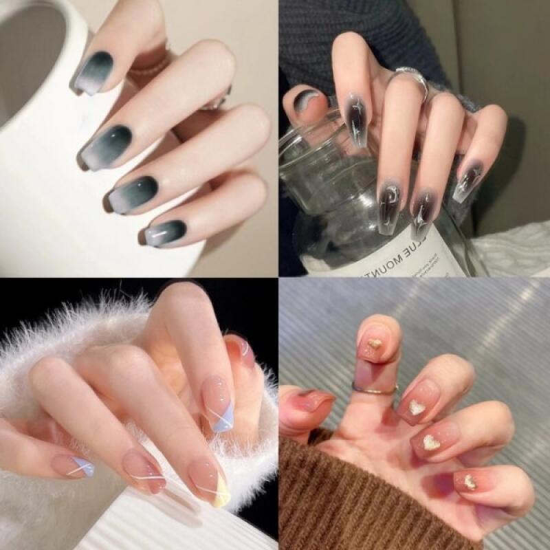 Gel Nail Art A Self-Nail Care Adhesive Gel Nails A744