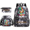 Capybara Animal Print 3Pcs Student Bookbag Set Shoulder Bag Pencil Case Children School Bag for Boys Girls Lightweight Daypack