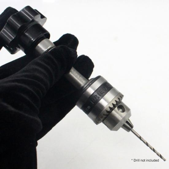 Woodworking DIY Manual Drilling Chuck Micro Puncher Hand Twist Hole Making Tool