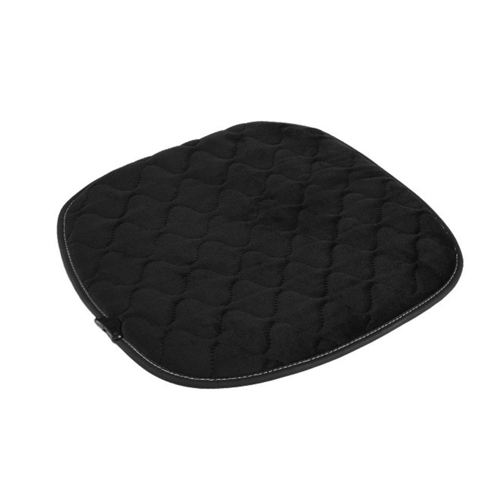 Plush Car Heated Cushion Non-Slip 12/24V USB Heating Pad Temperature Adjustable Auto Seat Cushion Car Interior Accessories