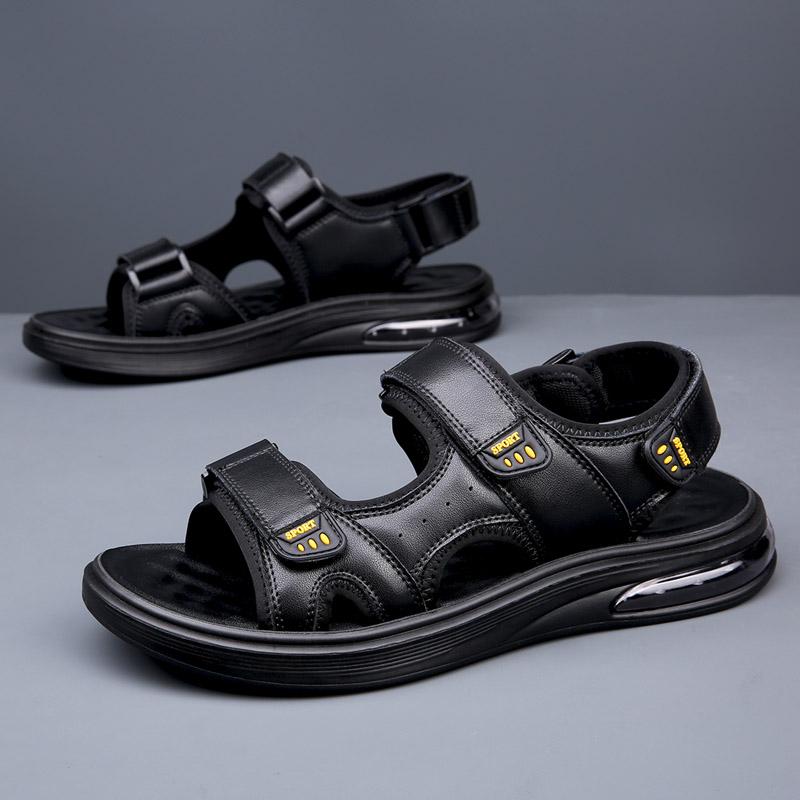 Fashion Summer Hot Selling Men's Sandals Thick Sole Wear Resistant Camping Shoes Men's Beach Shoes High Quality Anti Slip Free Delivery