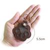 Pet Hair Keepsake Keychain Dog Cat Paw Shape Hair Storage
