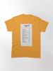 "A THOUSAND SUNS" CARTOON RECEIPT Classic T-Shirt