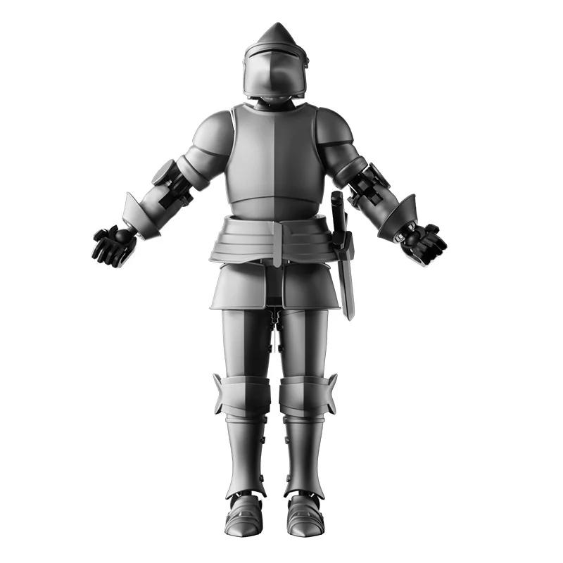 New Knight Lucky Doll 13 Joints Building Blocks Movable 3D Printed Doll Toy 3Rd Generation Dummy Diy Decompression