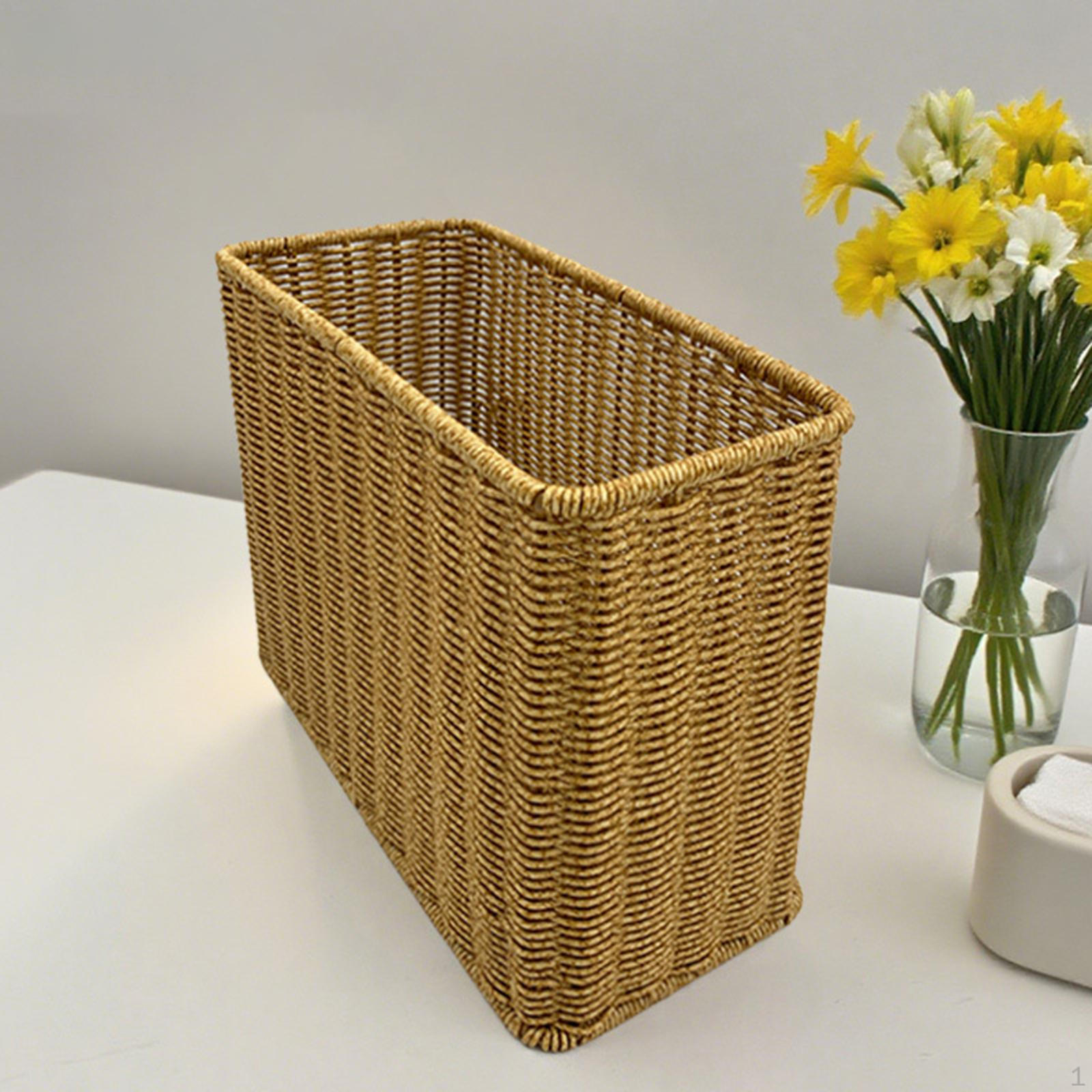 

Плетеная корзина, корзина-органайзер для мелочей, японская, декоративная, контейнер для игрушек, контейнер для мелочей для кухни