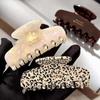 France Fashion Acetate Grab Clip Retro Shark Clip Hair Claw for Women Girls Commute Outfit Matching Hair Accessories