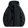 Men's hooded color-blocked jacket trendy spring and autumn new casual ruffian couple pilot staff jacket