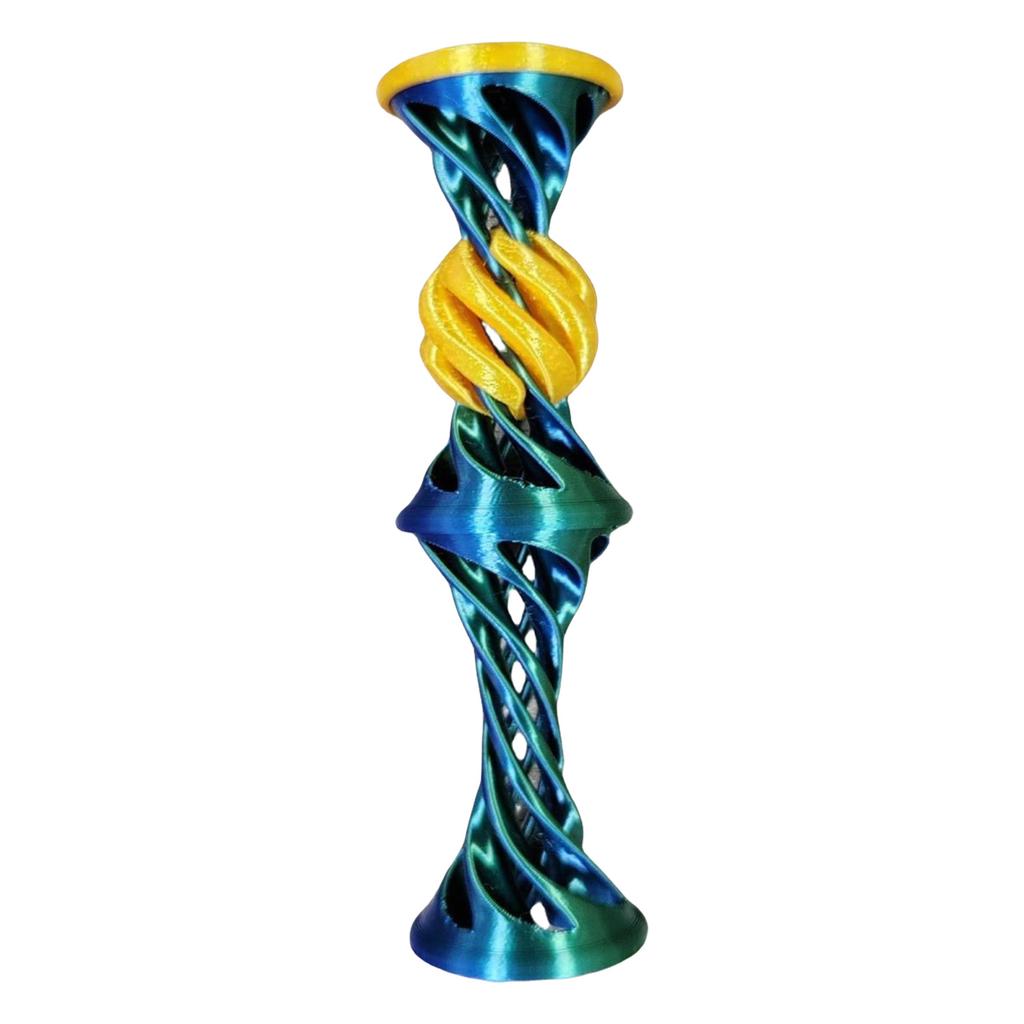 3D Print Spiral Stress Relief Toy Elastic Popping Design For Office Adult and School Student Fun Entertaining Gift