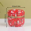 Tea Caddy Tea Box Containers Candle Cans Coffee Candy Snacks Sealed Iron Jars Floral Pattern Small Portable Storage Boxes