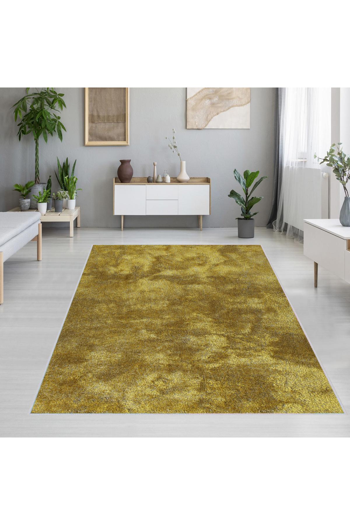 

Моющийся ковер с принтом Rovigo Home RGHM1191 80X150 жёлтый