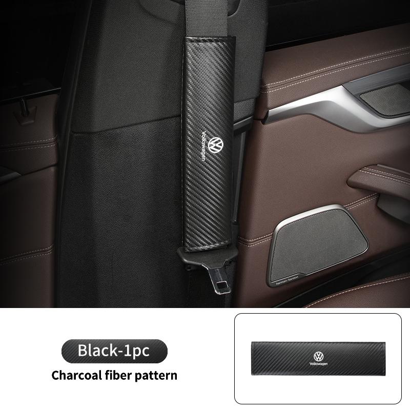 For Volkswagen BoACCar Seat Belt Shoulder Protector Auto Seatbelt Cover For VW Scirocco Jetta Beetle Golf Passat Polo Tiguan Sharan Touran