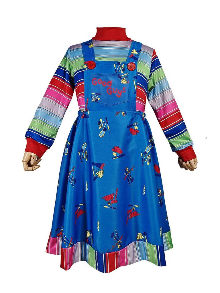 Chucky Horror Child's Halloween Cosplay Costume for Role Play