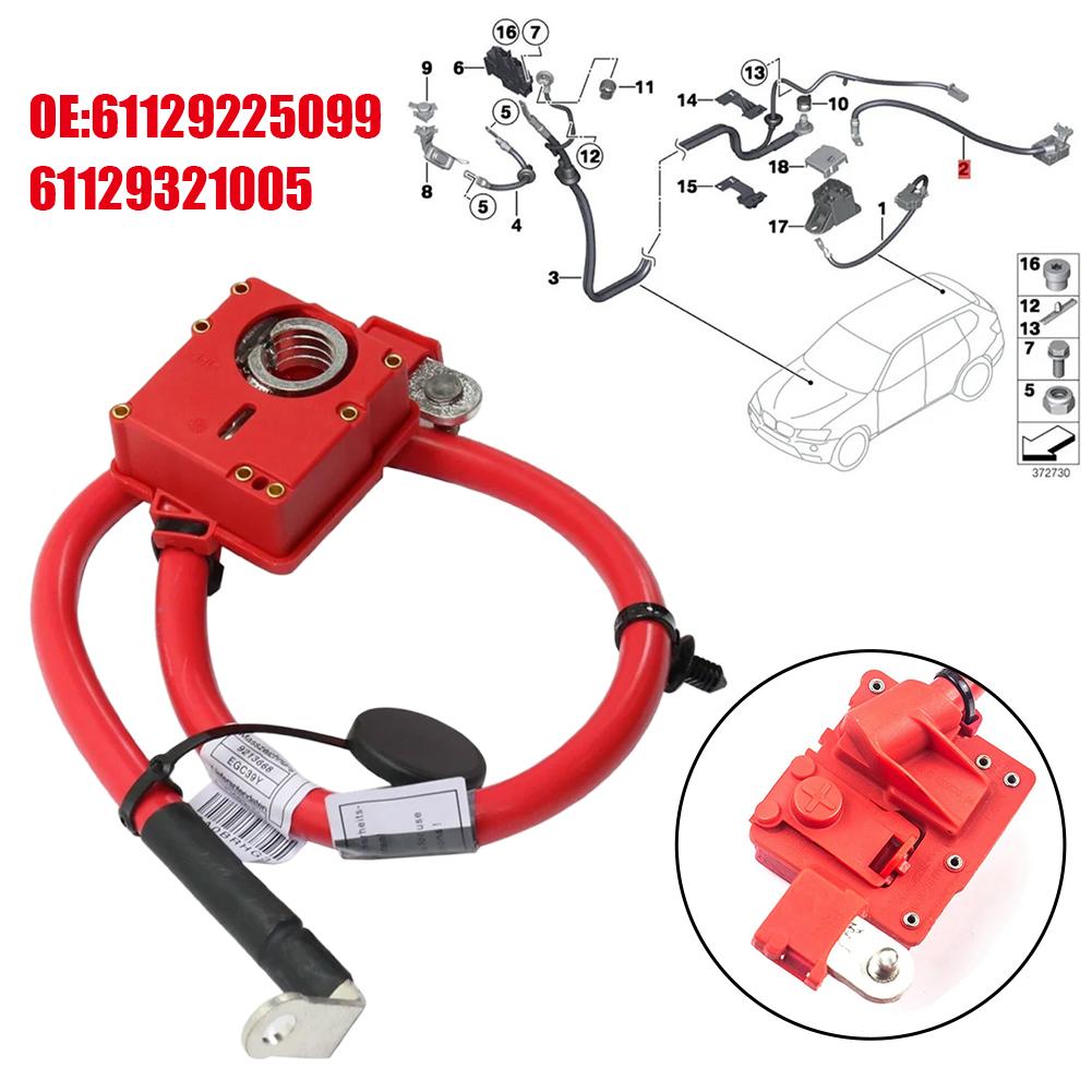 Car Positive Battery Protection Cable For BMW X3 X4 F25 F26 2009-2017 Electric Power Protection Line Direct Replacement Install
