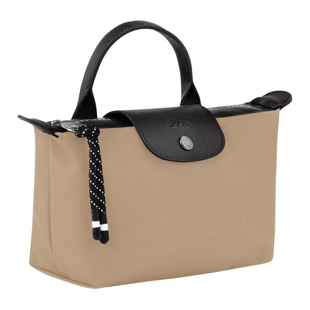 Longchamp Le Pliage Energy Logo Recycled Fiber Dumpling Tote Bag Women Tote Bags Light-Khaki 30030HSR299