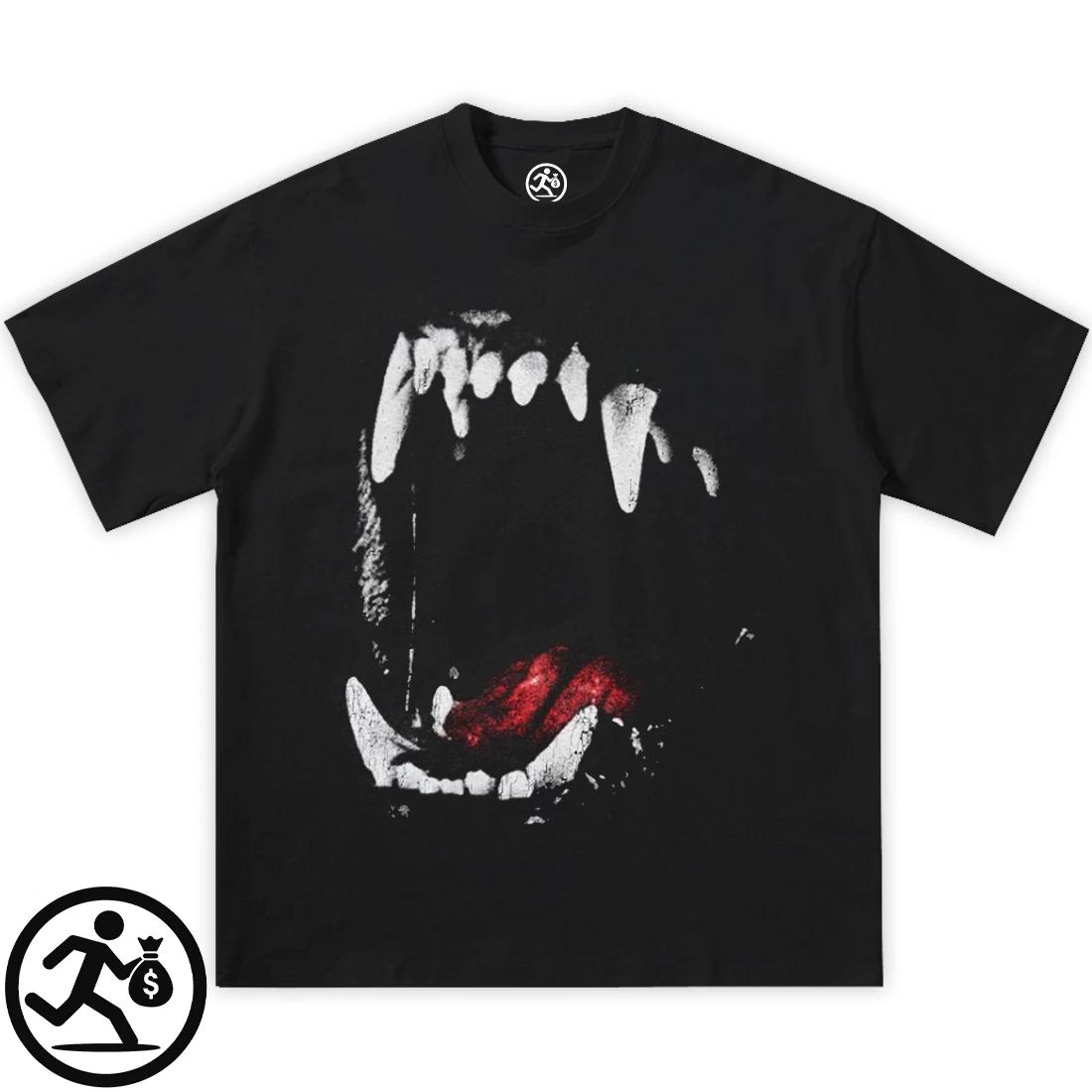 

Street Dog Bite Vintage Boxy Tee Shirt oversized t-shirt streetwear y2k 3XL