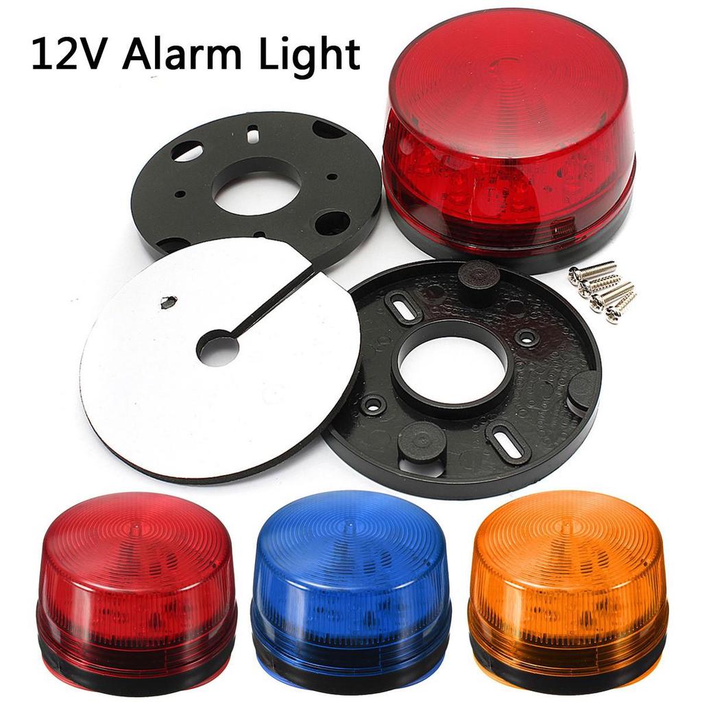 High Quality Waterproof 12V 120mA Safely Security Alarm Strobe Signal Safety Warning Blue Red Orange