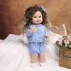 55CM Smile Reborn Baby Doll Full Silicone Vinyl Soft Touch Cute Playmates DIY Toy For Children