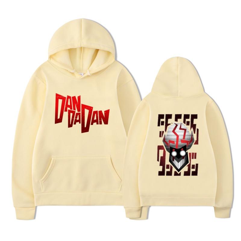 

DANDADAN new letter printed fashionable men s hooded sweatshirt for autumn and winter fashion style long sleeved comfortable top 3XL