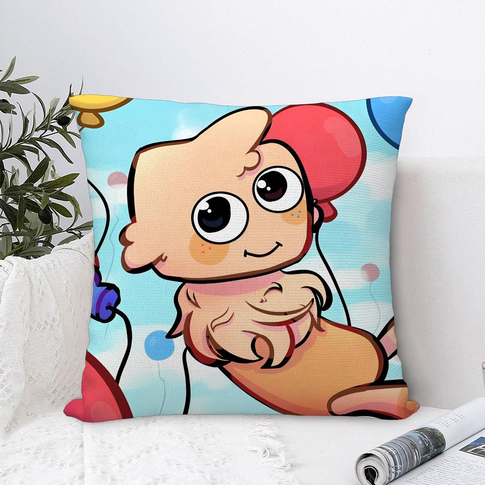 Game D-Dandys World Pillow Case Sofa Decorative Home Double-sided Print Plush Square Throw Pillow Covers Cushion Decor Cover