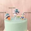 Astronaut Cake Candle Child Happy Birthday Party For Universe Outer Space Theme Birthday Party Decorations Cake Decorating Tools