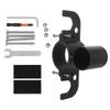7 Way Towing Chain Holder Aluminum Alloy Rust-proof Trailer Towing Organizer Waterproof Inverted Plug Design Trailer Chain Rack
