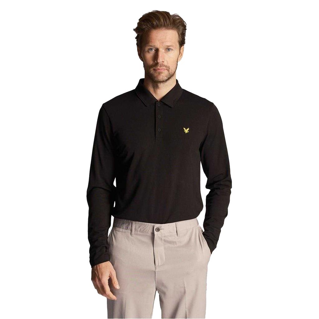 Lyle & Scott Mens Regular Long-Sleeved Polo Shirt